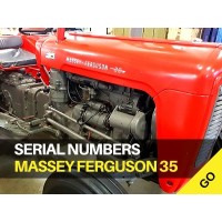 Massey Ferguson 35, FE35, 35X Serial Numbers